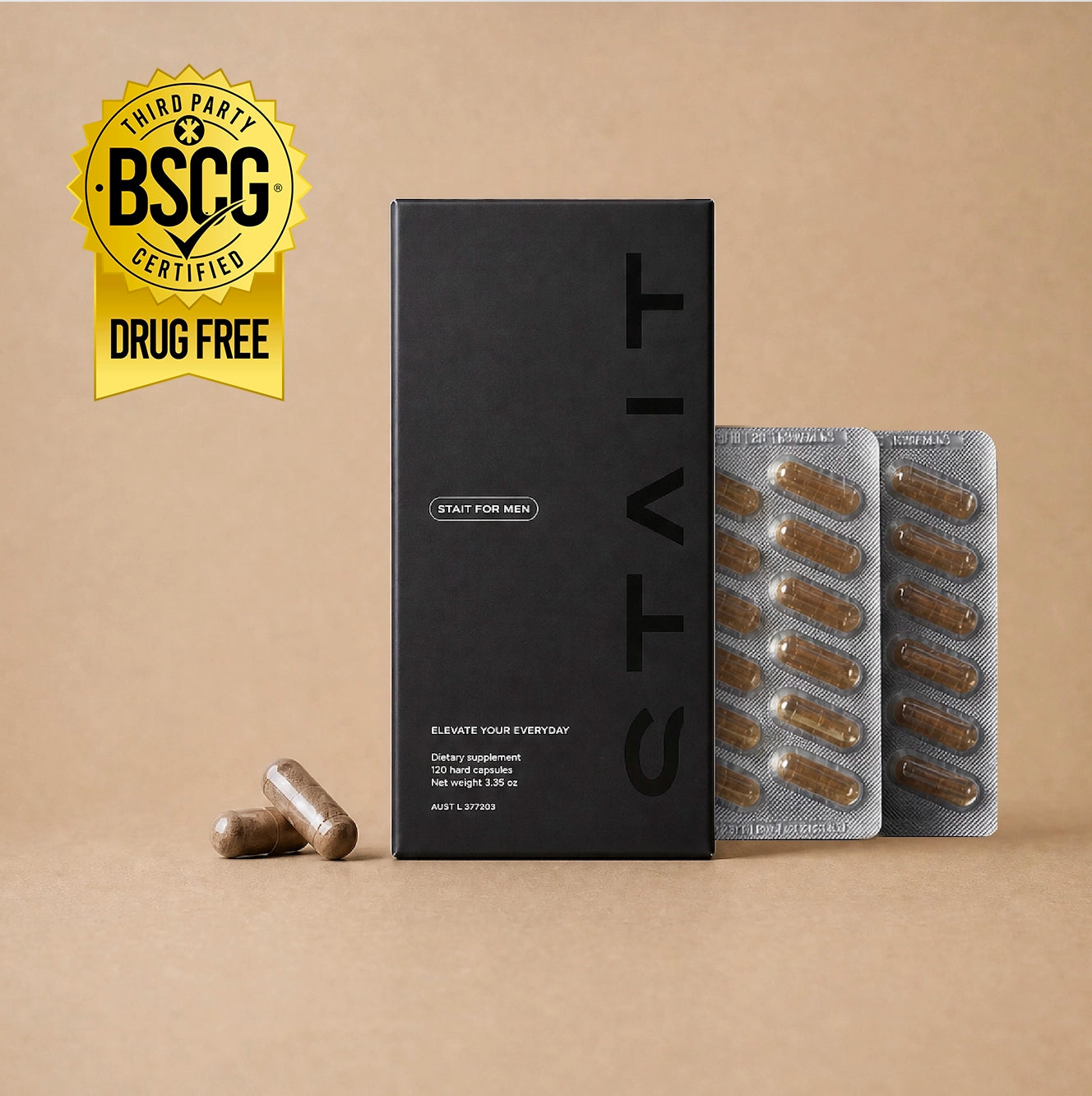STAIT for Men, Natural Supplement for Hormone Health