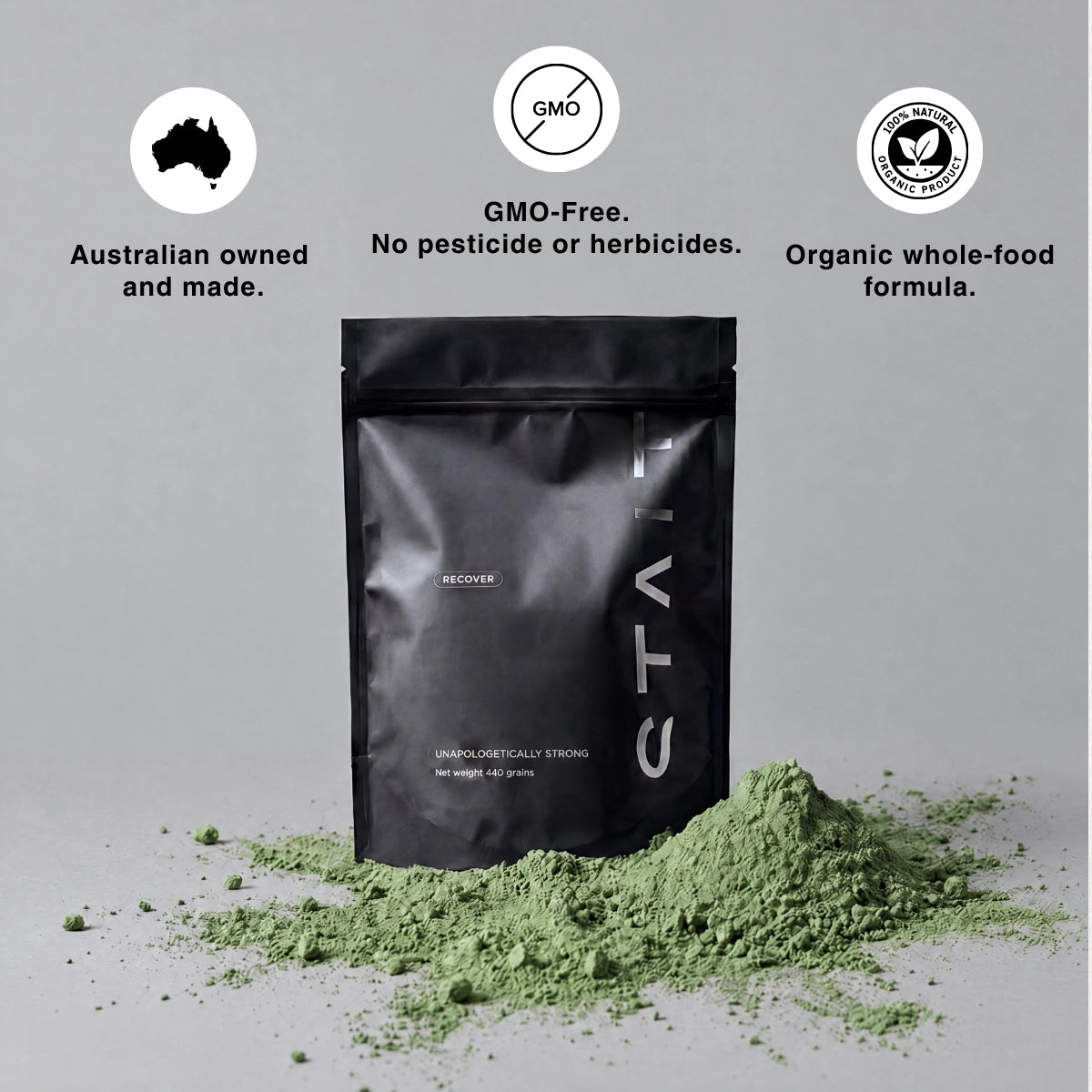 STAIT Recover, Organic Whole-Food Complete Protein and Adaptogens for Men
