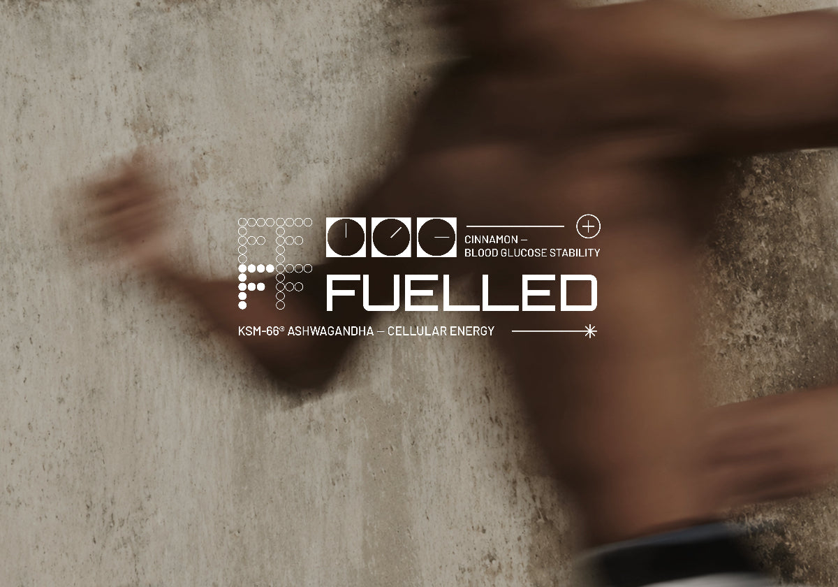 Person running on a textured surface. One of the four primal drives governed by the hypothalamus: feed. 